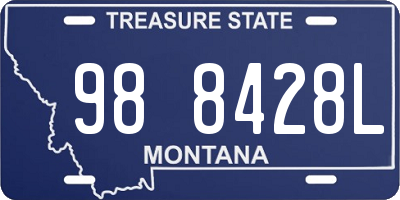 MT license plate 988428L