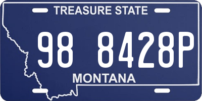 MT license plate 988428P