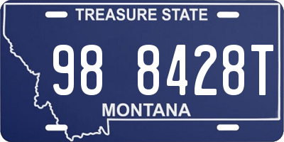 MT license plate 988428T