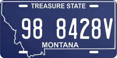 MT license plate 988428V