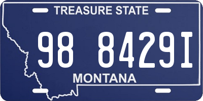 MT license plate 988429I