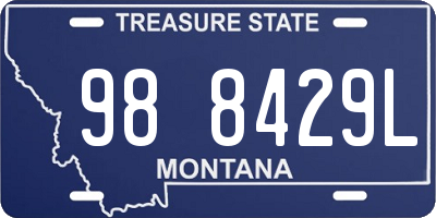 MT license plate 988429L