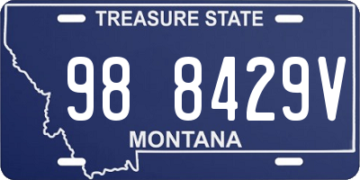 MT license plate 988429V