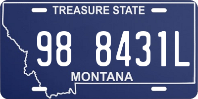 MT license plate 988431L