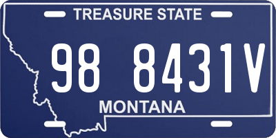 MT license plate 988431V