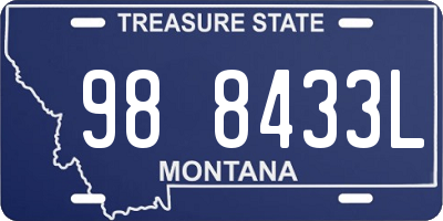 MT license plate 988433L