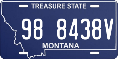 MT license plate 988438V