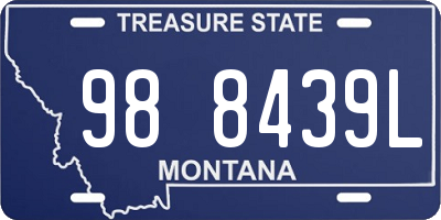 MT license plate 988439L