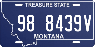 MT license plate 988439V