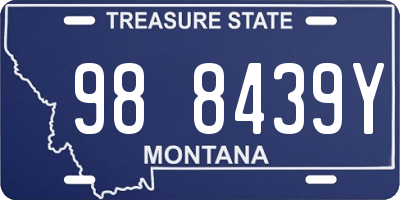 MT license plate 988439Y