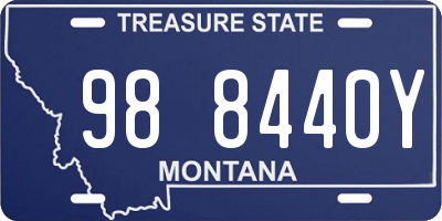MT license plate 988440Y