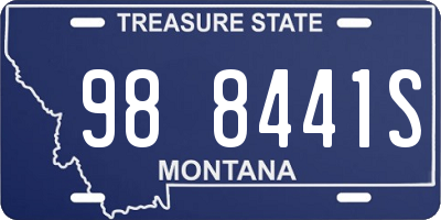MT license plate 988441S