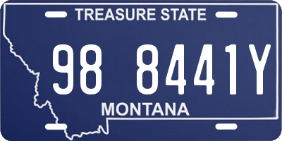 MT license plate 988441Y