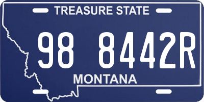 MT license plate 988442R