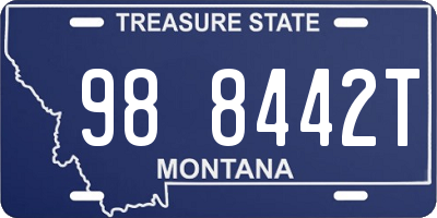 MT license plate 988442T