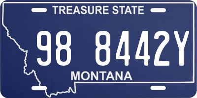 MT license plate 988442Y