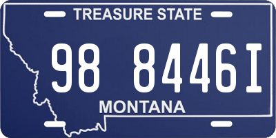 MT license plate 988446I