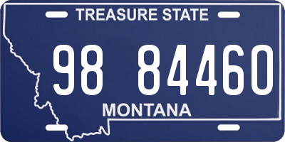 MT license plate 988446O