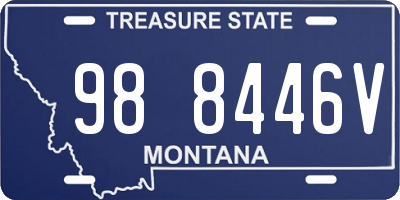 MT license plate 988446V