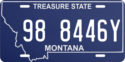 MT license plate 988446Y