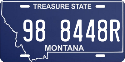 MT license plate 988448R