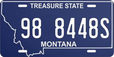 MT license plate 988448S