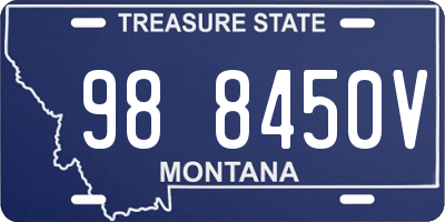 MT license plate 988450V