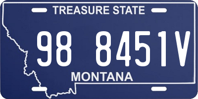 MT license plate 988451V