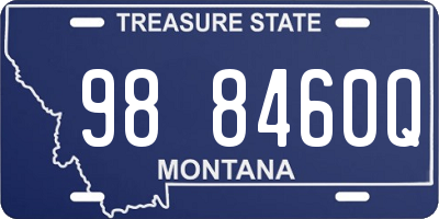 MT license plate 988460Q