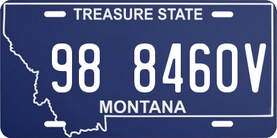 MT license plate 988460V