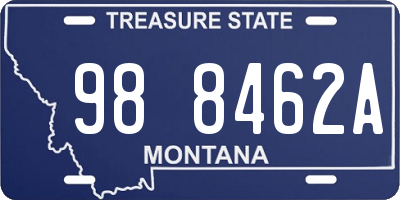 MT license plate 988462A