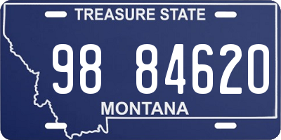 MT license plate 988462O