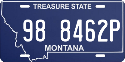 MT license plate 988462P