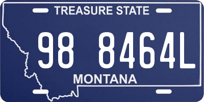 MT license plate 988464L