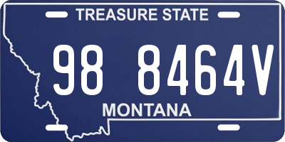 MT license plate 988464V