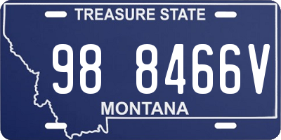 MT license plate 988466V