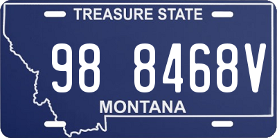 MT license plate 988468V
