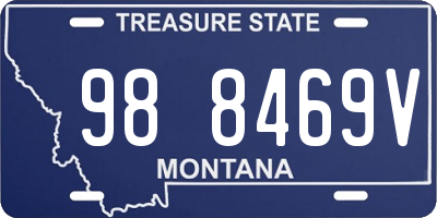 MT license plate 988469V
