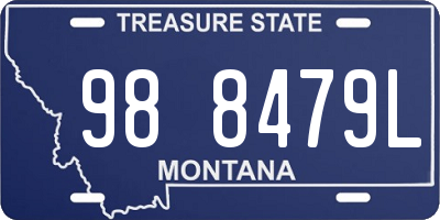 MT license plate 988479L