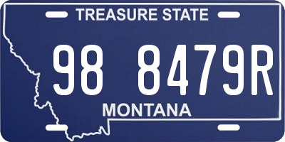 MT license plate 988479R