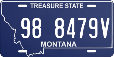 MT license plate 988479V