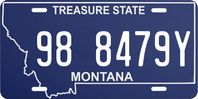 MT license plate 988479Y