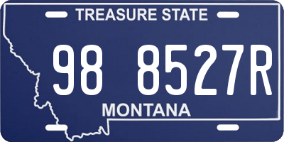 MT license plate 988527R