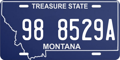 MT license plate 988529A