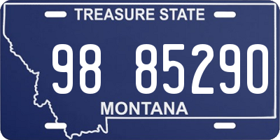 MT license plate 988529O