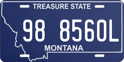 MT license plate 988560L