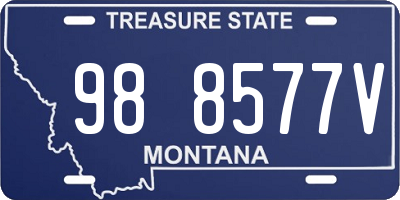 MT license plate 988577V
