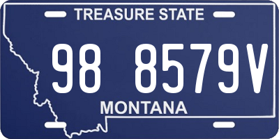 MT license plate 988579V