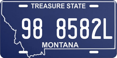MT license plate 988582L