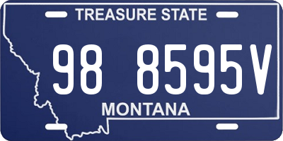 MT license plate 988595V